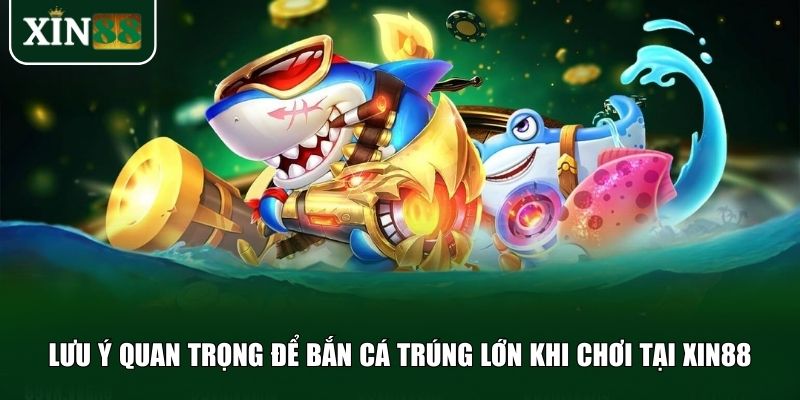 Lưu ý quan trọng để bắn cá trúng lớn khi chơi tại Xin88